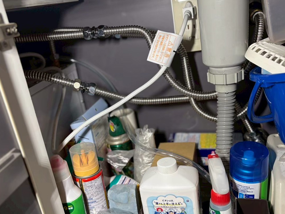 温水器配管設置