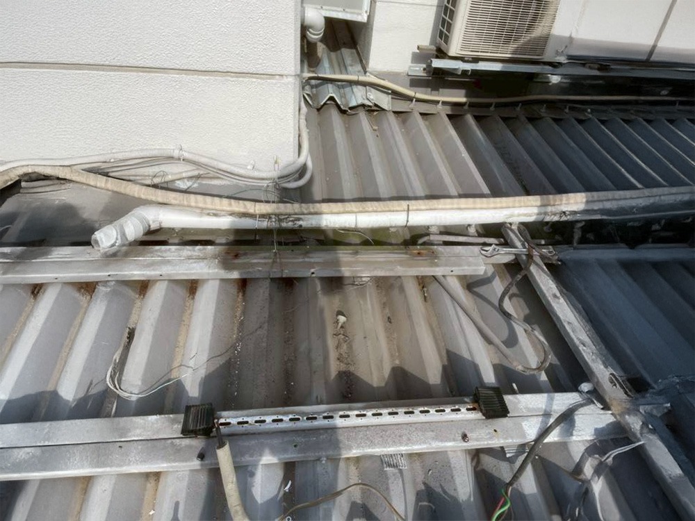 既存室外機F撤去