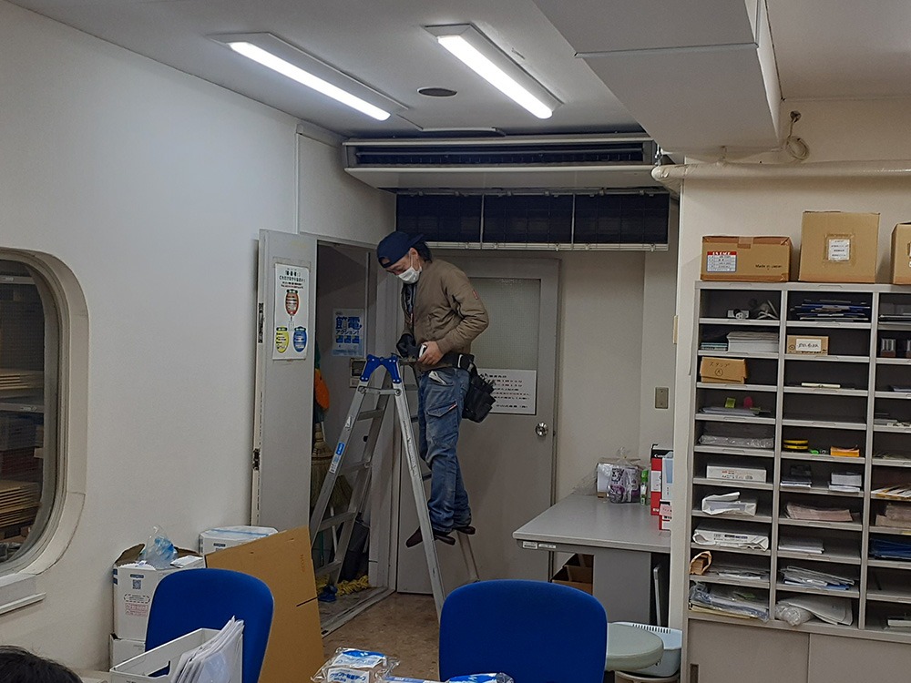 新規室内機A設置