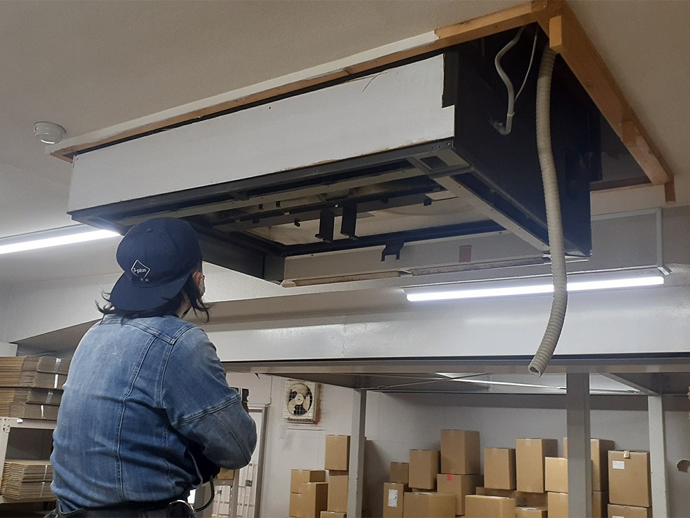 既存室内機F撤去①