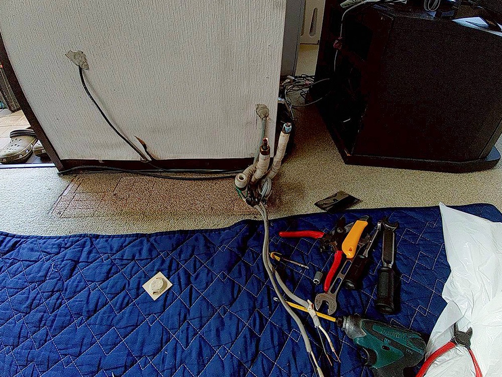 既存室内機撤去