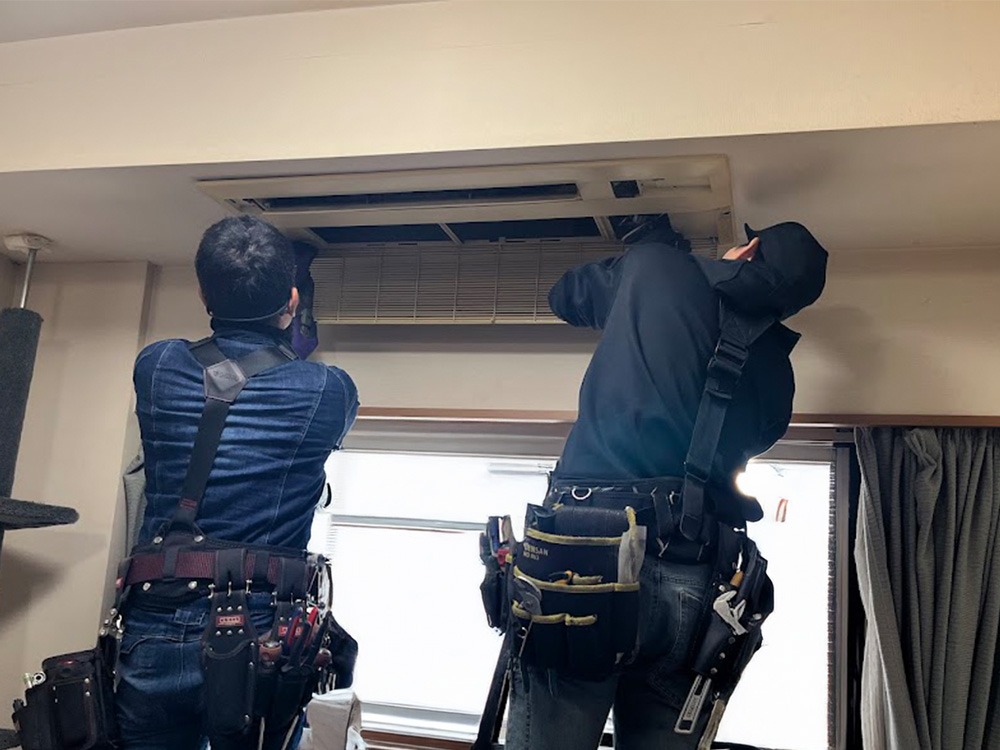 既存室外機撤去①