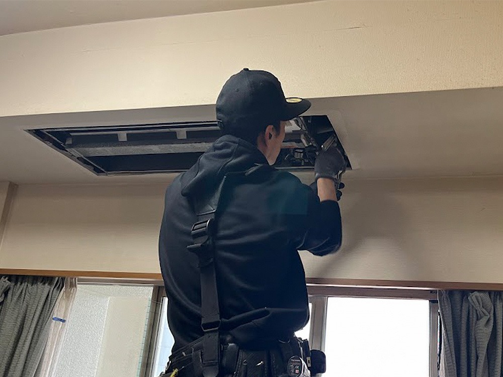 既存室外機撤去②