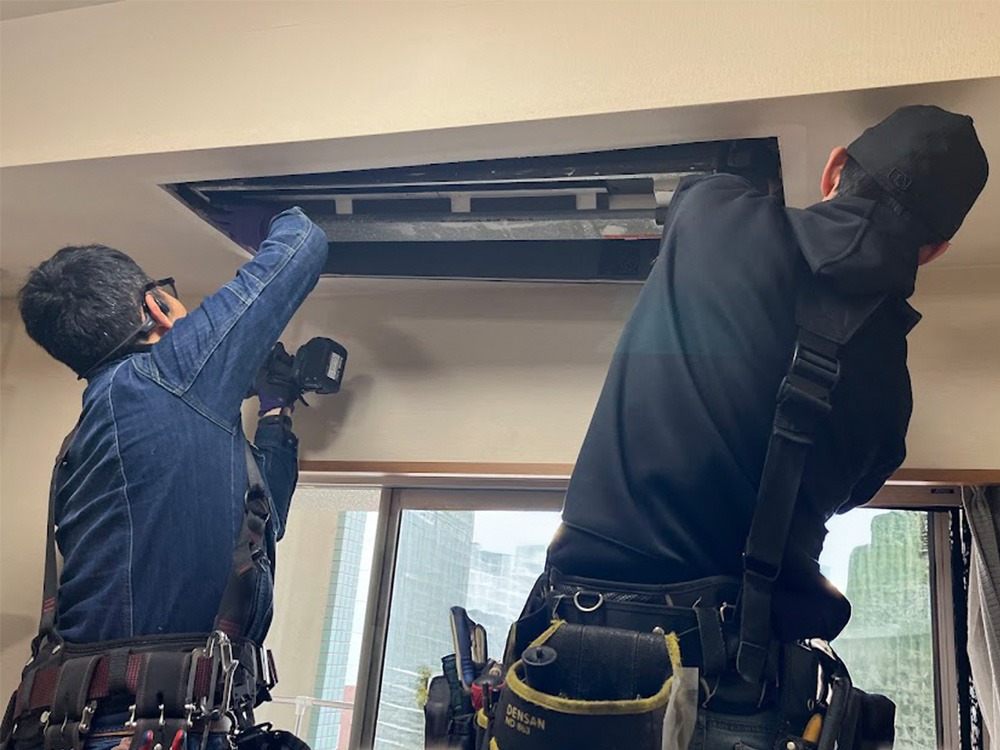 既存室外機撤去③