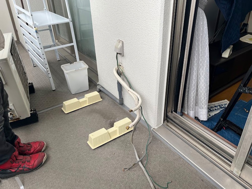 既存室外機撤去②