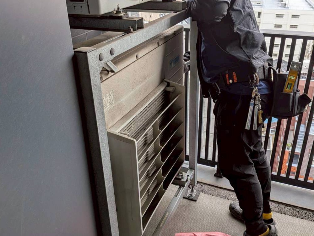 既存室外機撤去①