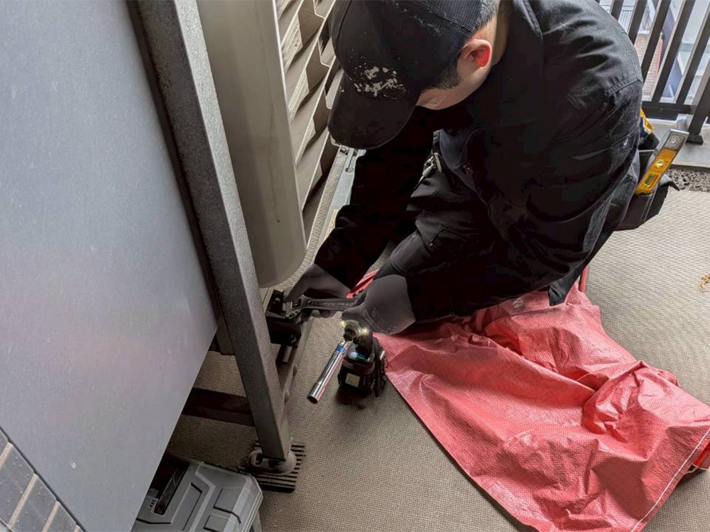 既存室外機撤去②