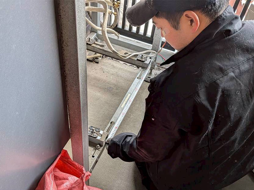 架台設置寸法チェック