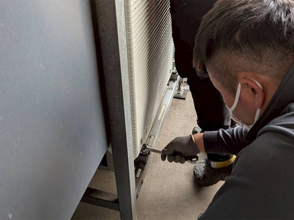 新規室外機設置