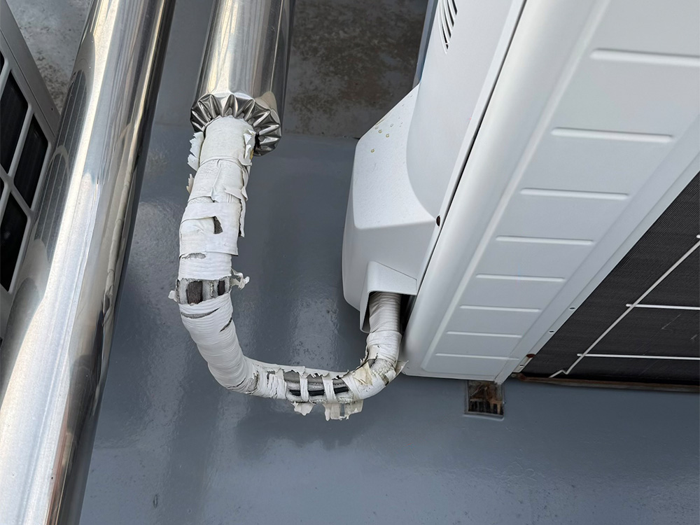 別途配管テープ劣化箇所