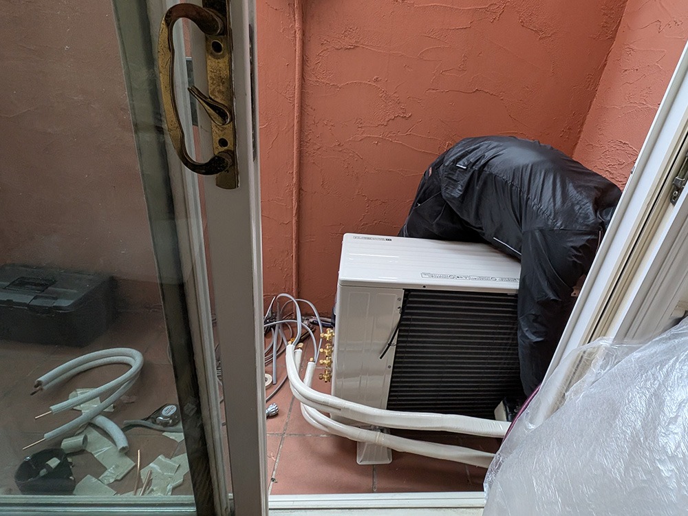 マルチ室外機AB設置①