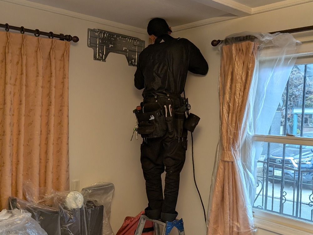 ルーム室内機D設置①