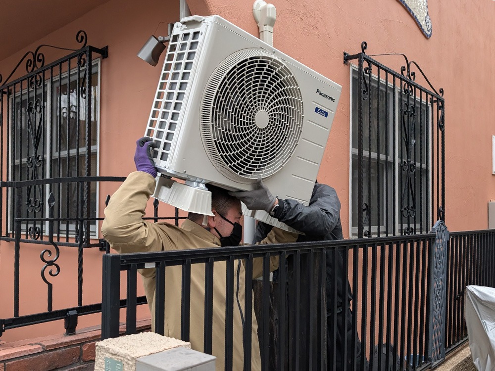 ルーム室外機C設置②