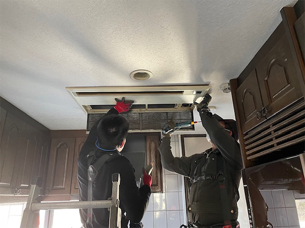 既存室内機撤去①