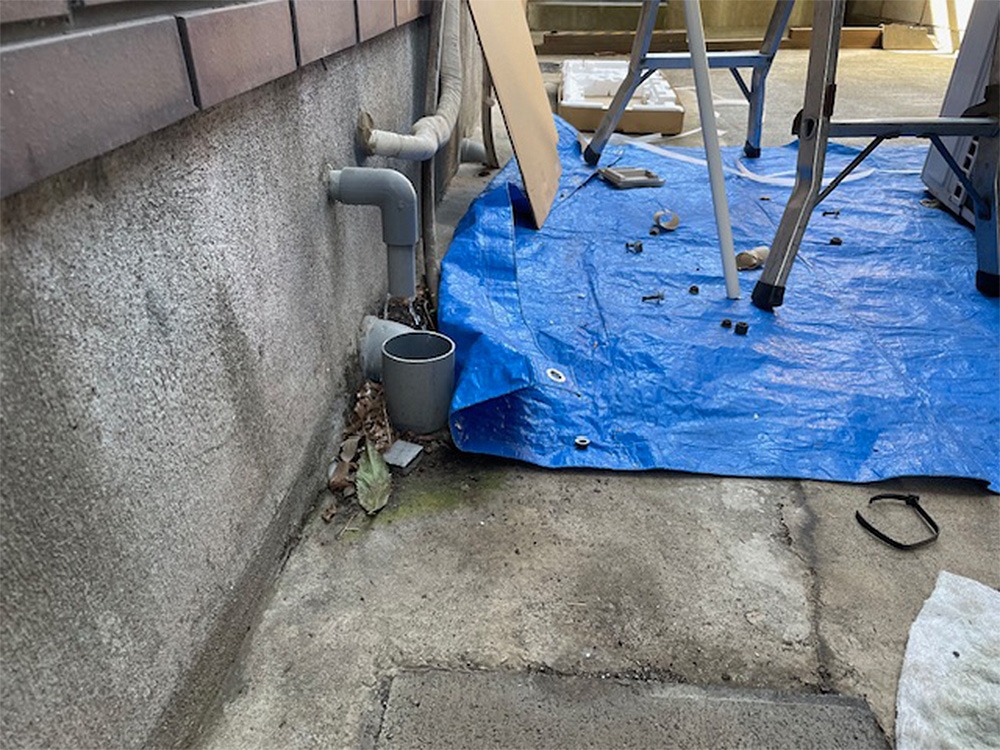 既設ドレン排水桝