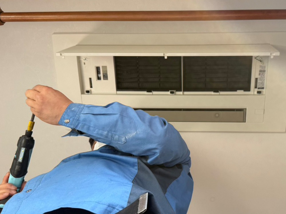 新規室内機パネル設置