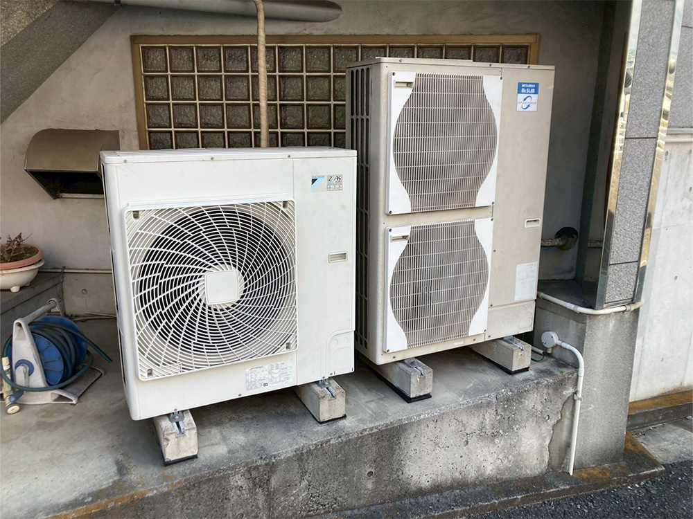 既存室外機A・B