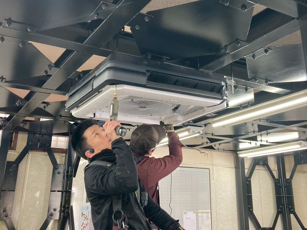 既存室内機A撤去