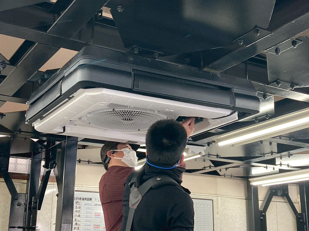 新規室内機A設置