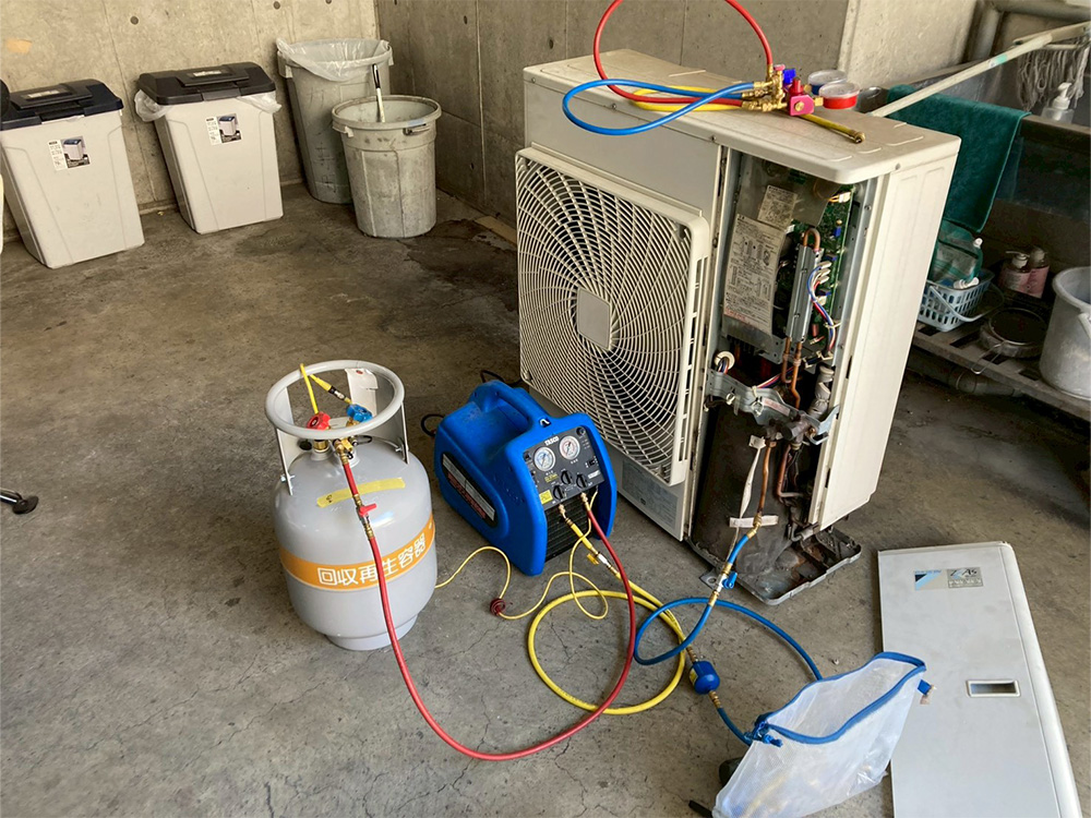 フロンガス回収