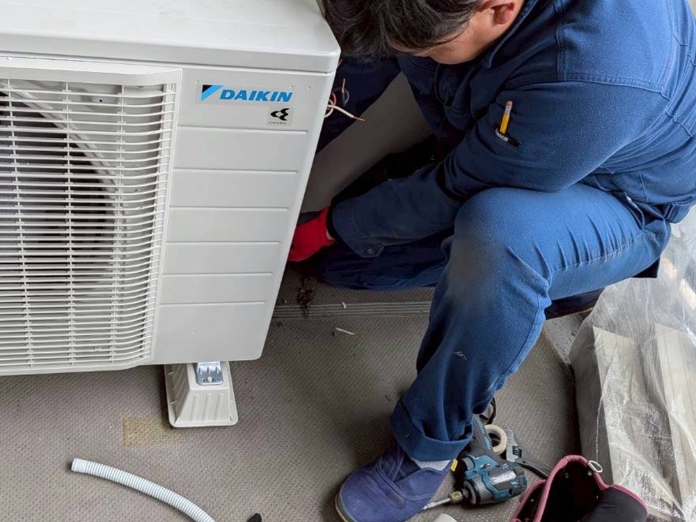 新規室外機C設置