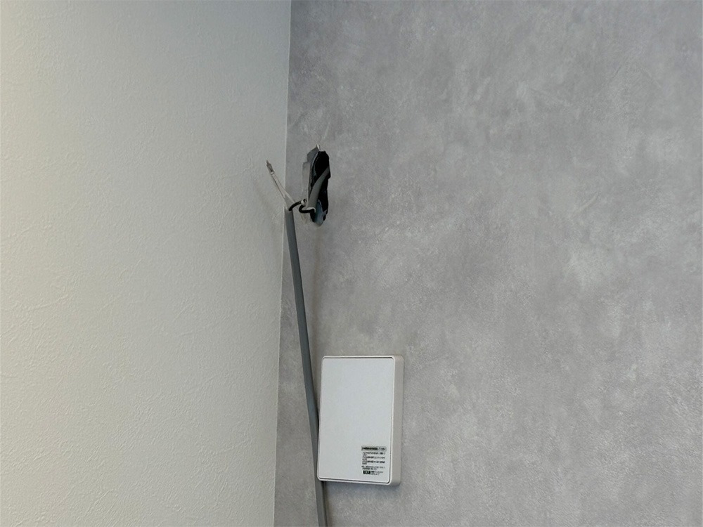 2F既存電源圧着延長①