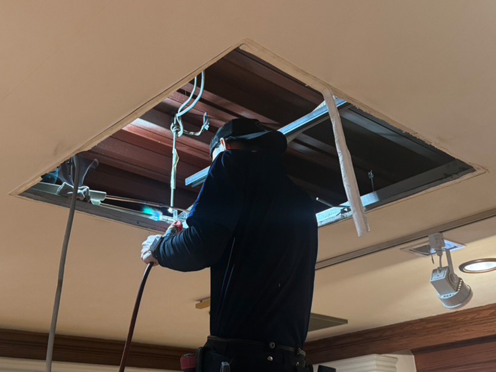 室内機B側既存配管是正