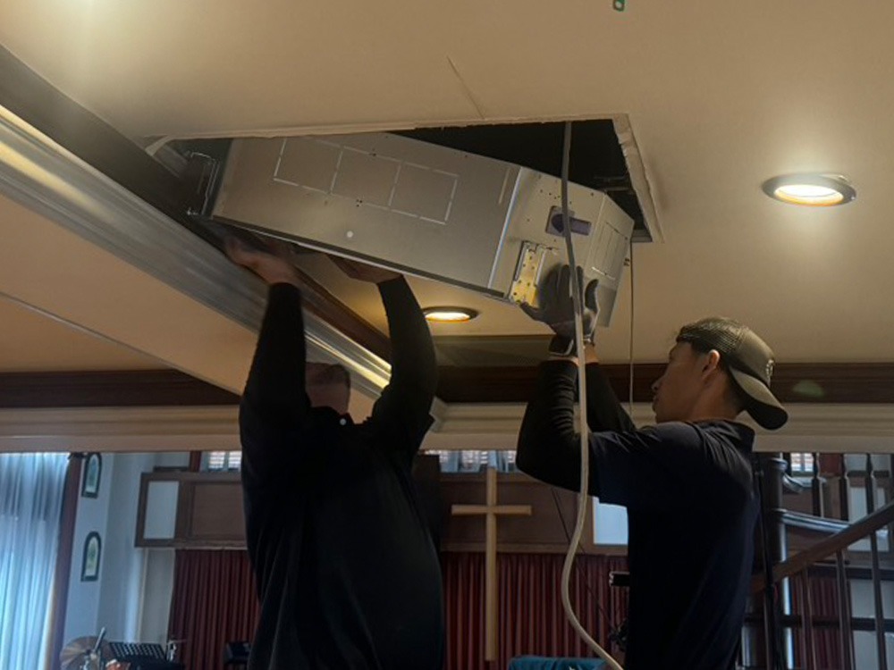 新規室内機D設置①