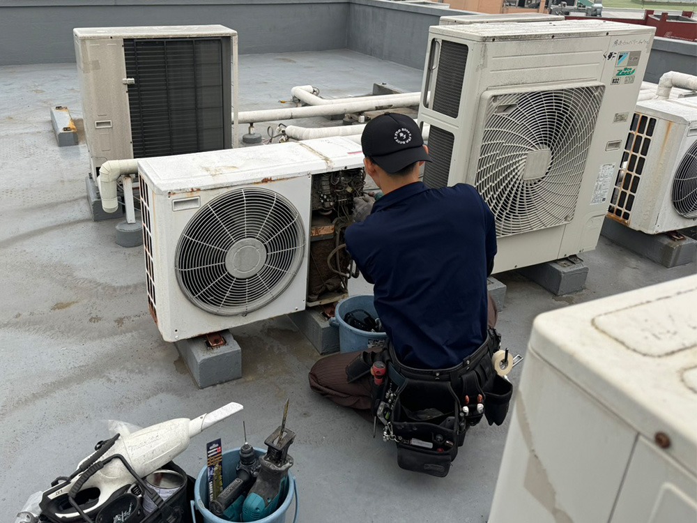 既存室外機C撤去①