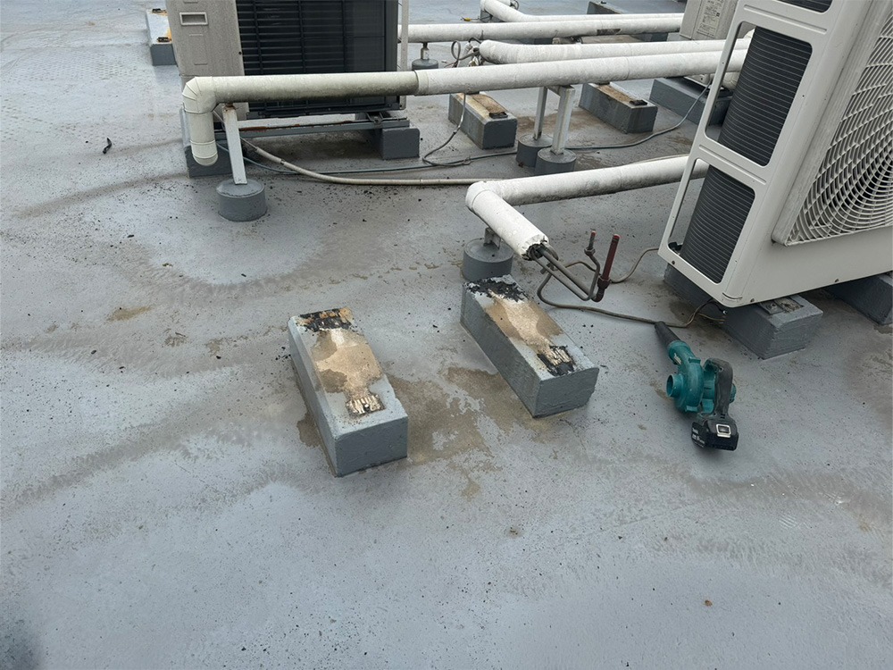 既存室外機C撤去②