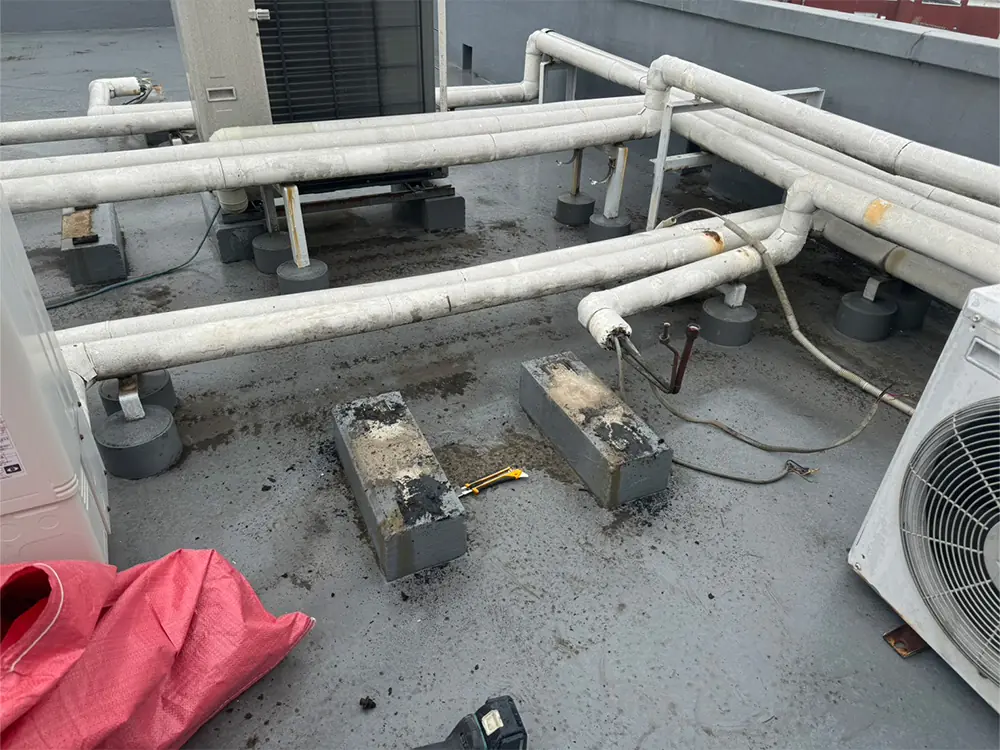 既存室外機D撤去②