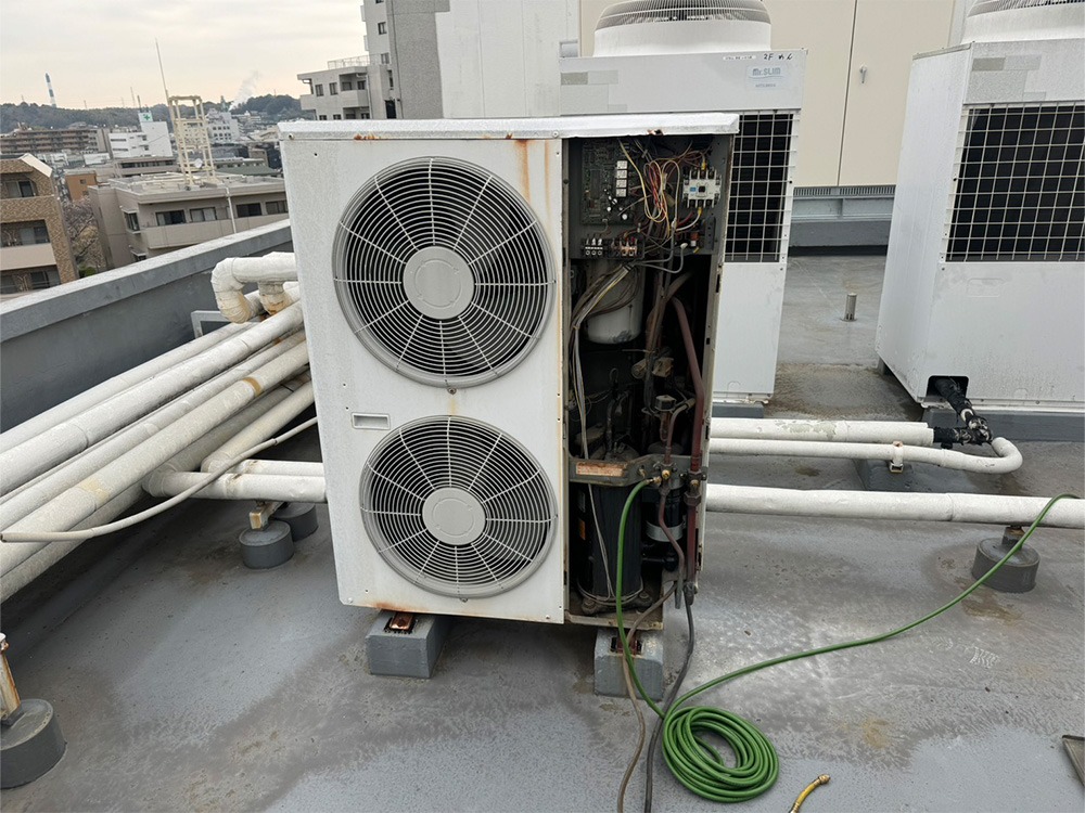 冷媒ガス回収①