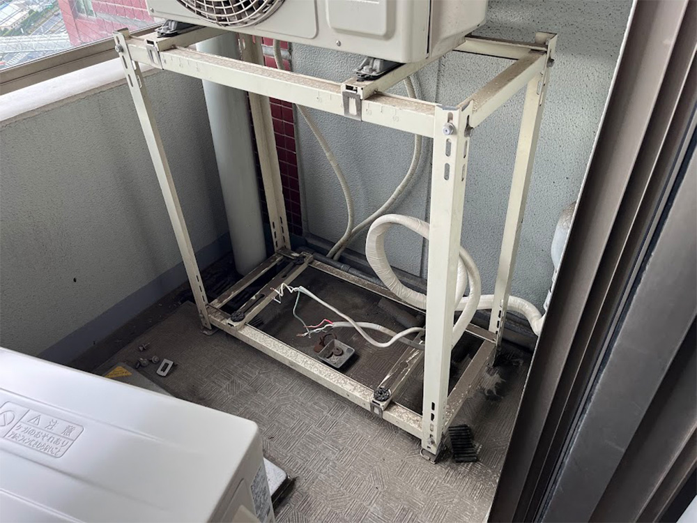 既存室外機撤去②
