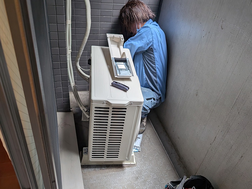 新規室外機B設置