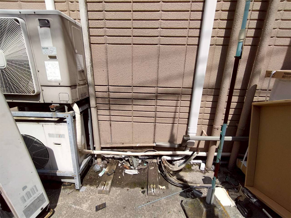 既存室外機撤去