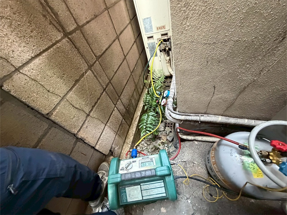 冷媒ガス回収