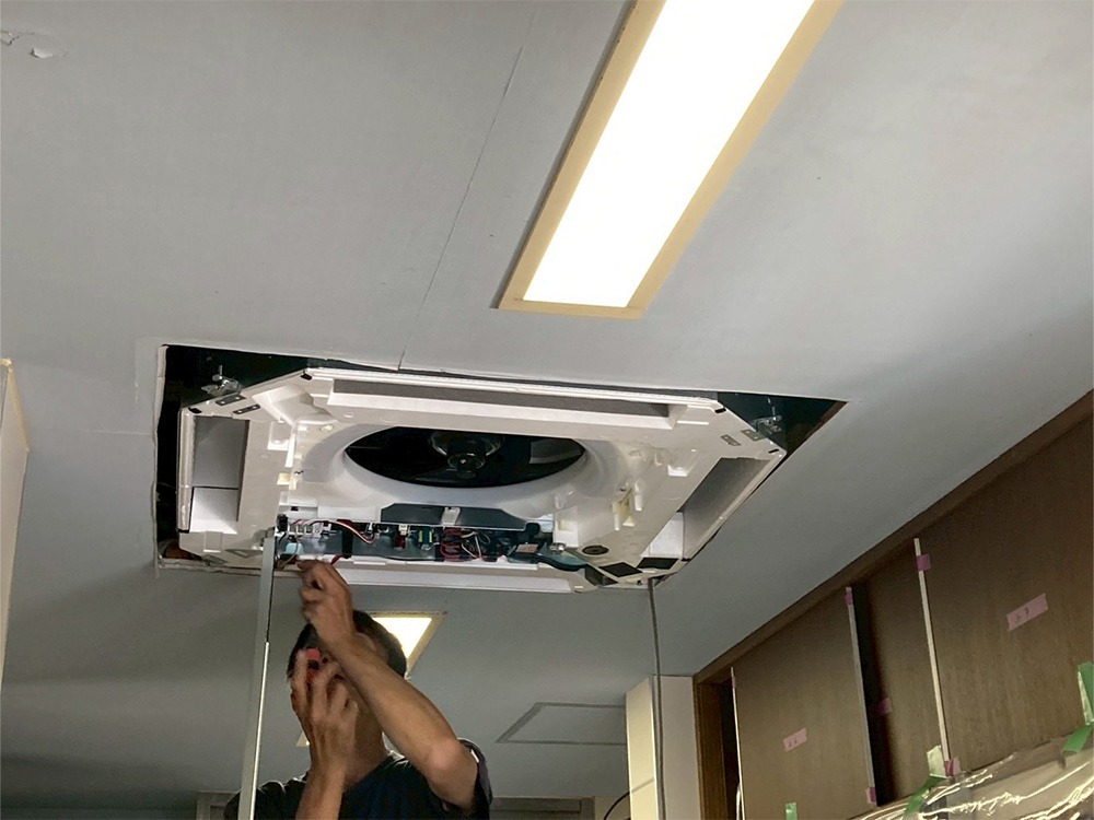 新規室内機B設置