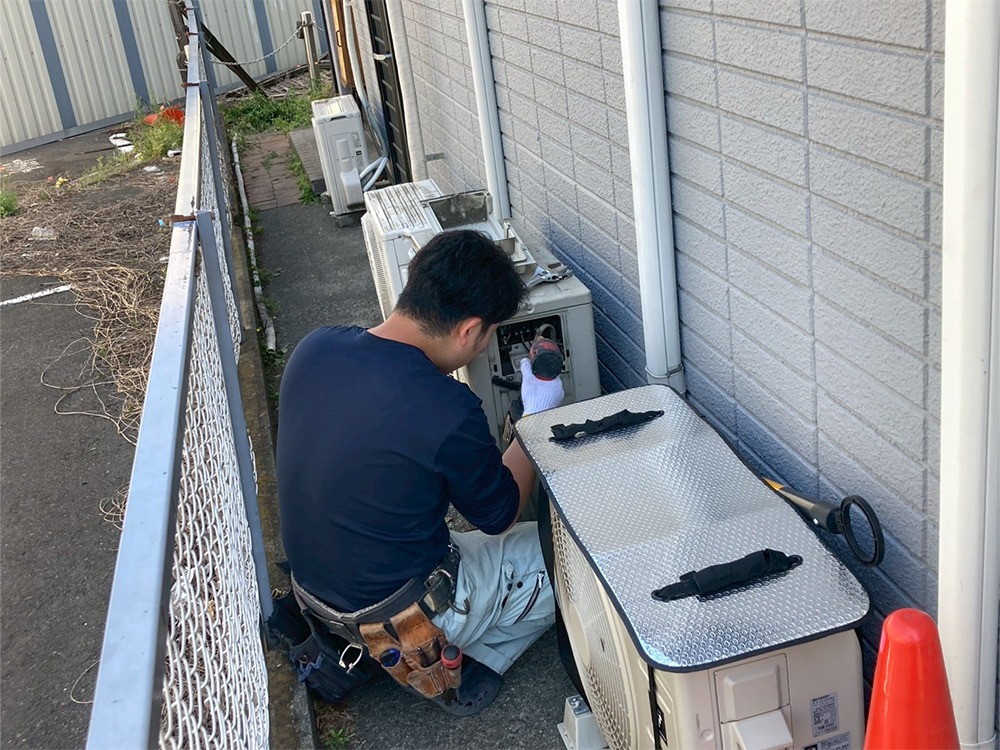既存室外機B撤去①