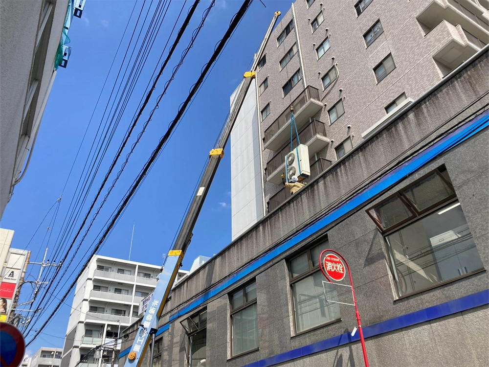座間市のエアコン工事事例の写真(東京都品川区)