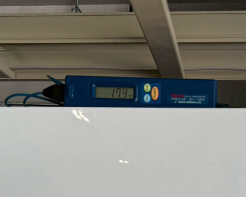 暖房吸い込み口温度テスト