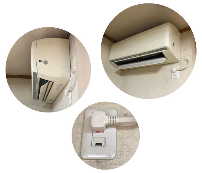 室内機の写真