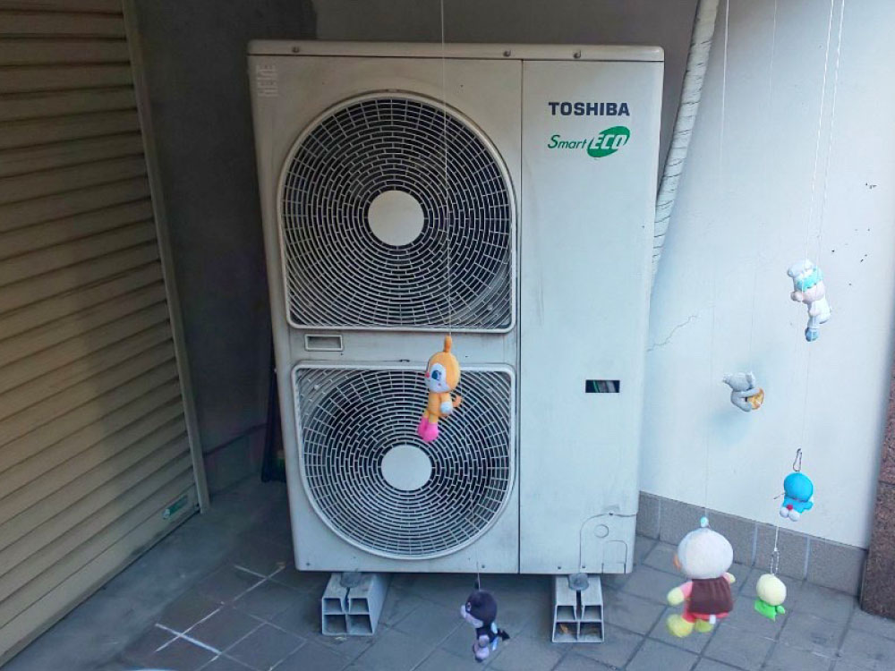 東芝ルームエアコン室外機 - 冷暖房/空調
